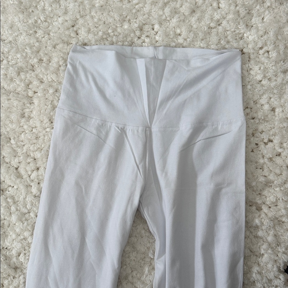 Women's White High-Waisted Pants